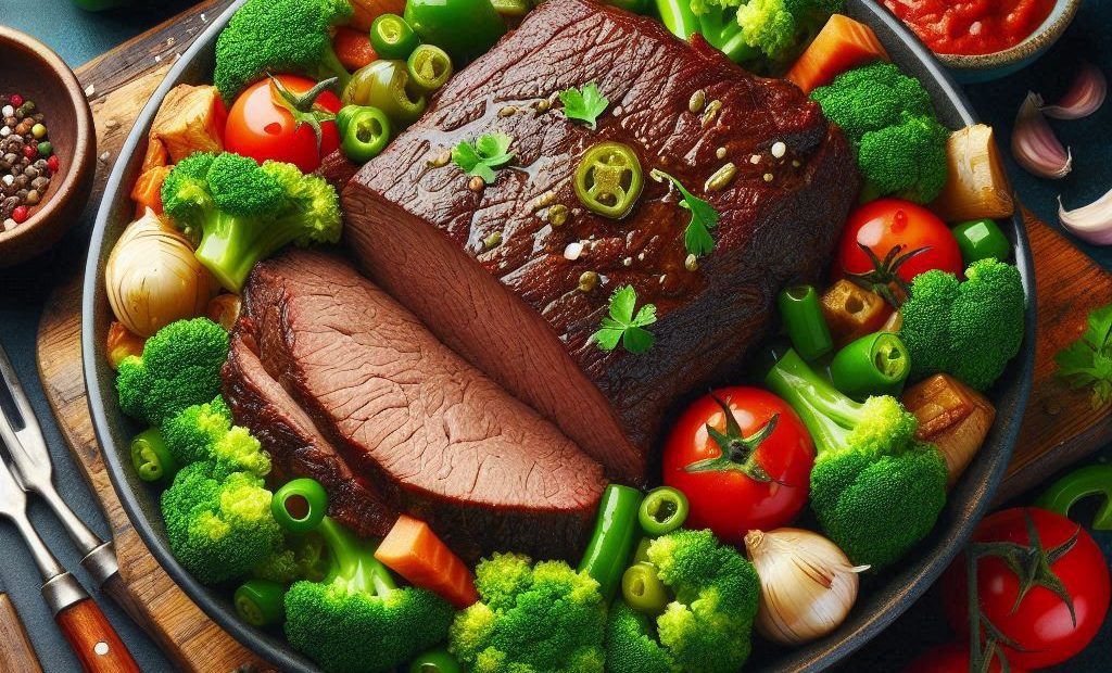 Beef Brisket Pot Roast with Broccoli