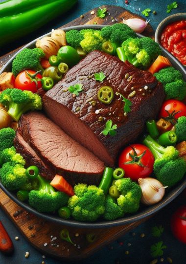 Beef Brisket Pot Roast with Broccoli