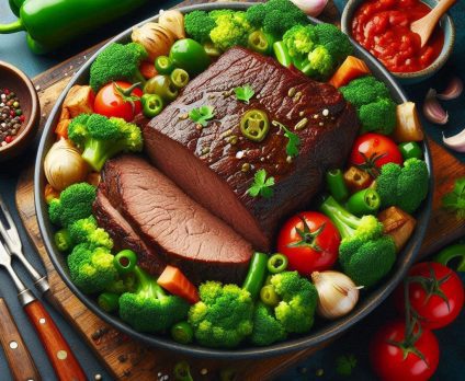 Beef Brisket Pot Roast with Broccoli